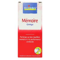 Mémoire Ginkgo bon fonctionnement mental 60ml