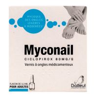 Myconail 80 mg/g vernis à ongle médicamenteux 3,3ml