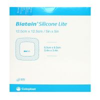 Biatain silicone Lite 12,5 x 12,5cm 10 pansements hydrocellulaires
