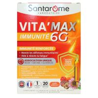 Vita'Max Immunité 6G 20 ampoules