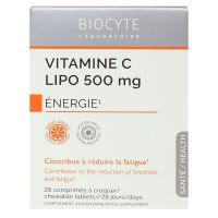 Vitamine C Lipo 500mg énergie 2x14 comprimés