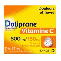 Doliprane vitamine C 16 comprimés