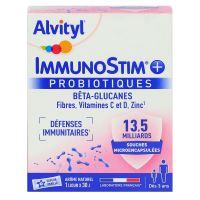 Immunostim+ probiotiques défenses immunitaires 30 sticks