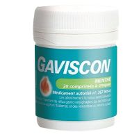 Gaviscon menthe 20 comprimés à croquer