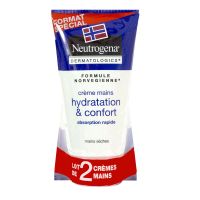 Crème mains hydratation & confort 2x75ml