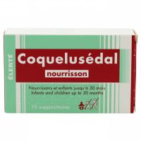 Coquelusédal nourrisson 10 suppositoires