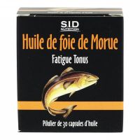 Huile foie de morue fatigue 30 gélules