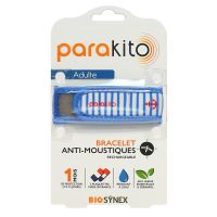 Bracelet anti-moustiques rechargeable adulte Graphic marin + 2 recharges