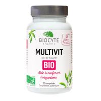 Multivit bio renforce l'organisme 30 comprimés