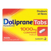 Doliprane Tabs 1000mg 8 comprimés