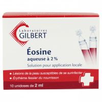 Eosine aqueuse 10 unidoses x 2ml