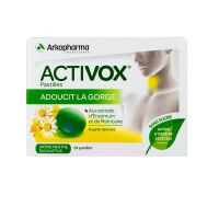 Activox menthe eucalyptus 24 pastilles