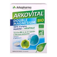 Arkovital double magnésium bio 30 comprimés