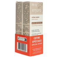 Creme mains Nutri-réparatrice karité, ceramides acide hyaluronique 2x50ml