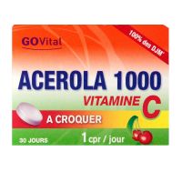 Acerola 1000 GOVital 30 comprimés