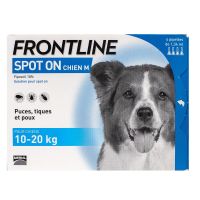 Spot On chien 10-20kg 4 pipettes