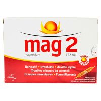 Magnésium 122mg 30 ampoules