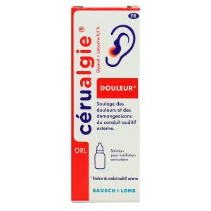 Cerualgie douleur solution instillation auriculaire 7g