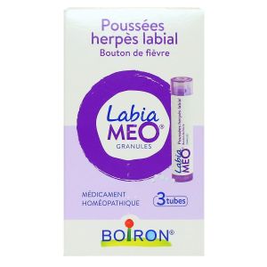 LabiaMeo poussées herpès labial 3 tubes granules 4g