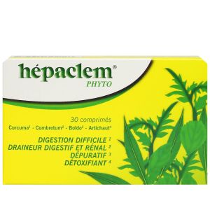 Hépaclem digestion détox 30 comprimés