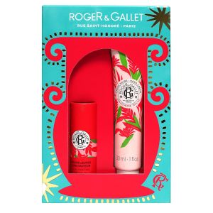 Coffret Gingembre rouge creme mains 30ml + baume lèvres sublimateur 3,5g