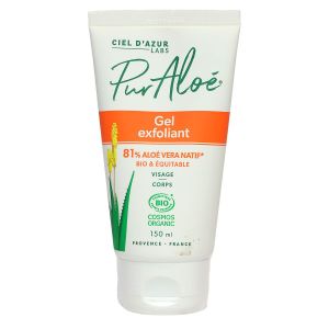 Gel exfoliant aloe vera bio 81% 150ml