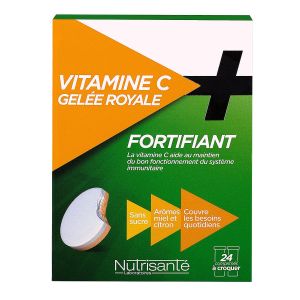 Vitamine C & gelée royale fortifiant 24 comprimés