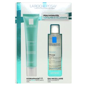 Hydraphase HA riche creme à l'acide hyaluronique 40ml + Toleriane eau micellaire 50ml offert