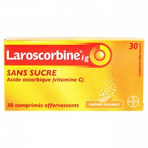 Laroscorbine 1g 30 comprimés sans sucre