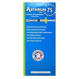 Arthrum 75mg/3ml solution injectable seringue