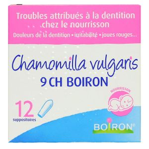 Chamomilla vulgaris 9 CH 12 suppositoires
