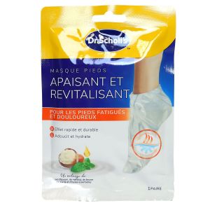 2 masques pieds apaisants revitalisants
