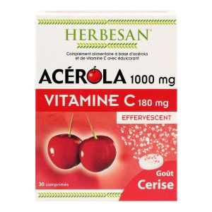 Acérola 1000 cerise 30 comprimés