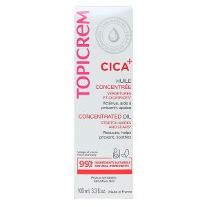 Cica+ huile concentrée vergetures cicatrices peau irritée 100ml