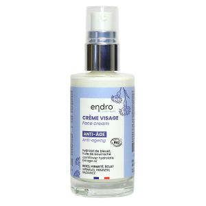 Creme visage anti-âge hydrolat de bleuet huile de bourrache 50ml