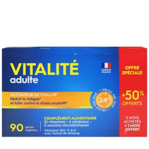 Vitalité adulte activateur de vitalité 90 gélules