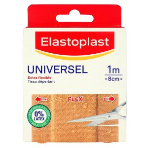 Universel 10 pansements extra flexibles 1m x 8cm
