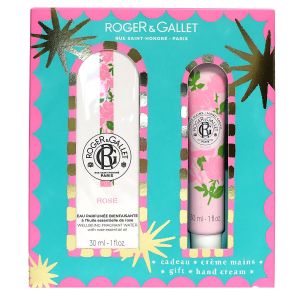 Coffret Rose eau parfumée Bienfaisante 30ml + creme mains 30ml offert