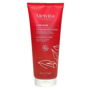 L'Or Rose gel douche rafraichissant bio rose et menthol 200ml