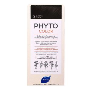 Color coloration permanente 3 châtain foncé
