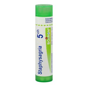 Staphysagria tube granule