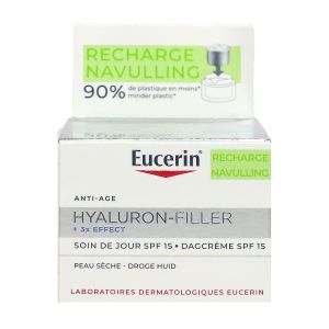 Hyaluron-Filler + 3X Effect soin jour SPF15 peau sèche recharge 50ml