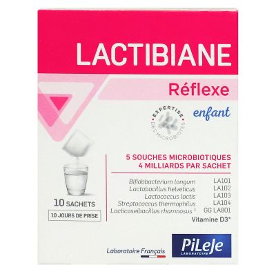 Lactibiane Reflexe enfant 10 sachets x 1g