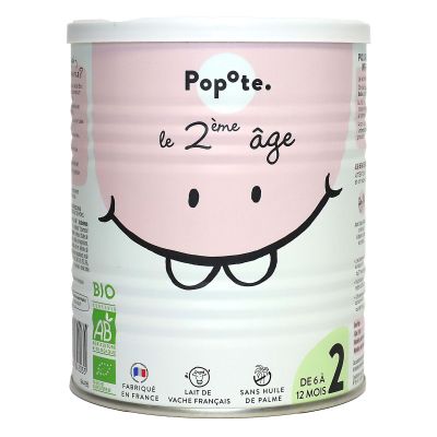 Lait infantile bio le 2ème âge 6-12 mois 400g