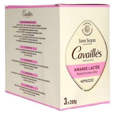 Savons surgras amande lactée 3 x 200g