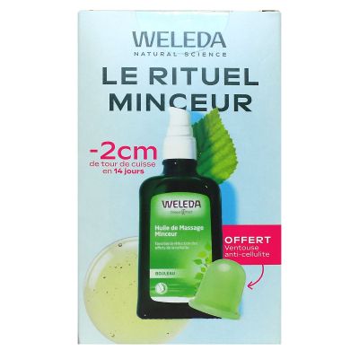 Le Rituel Minceur huile massage 100ml + ventouse anti-cellulite offerte