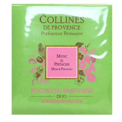 Pochette parfumée duo Musc et Pistache