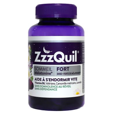 Sommeil mélatonine Fort 60 gummies