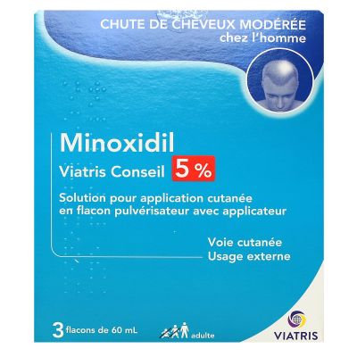 Minoxidil Mylan 5% 3x60ml