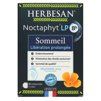 Noctaphyt LP 8h sommeil libération prolongée 30 comprimés